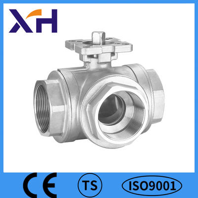 3way Ball Valve With Mounting Pad Safety Ball Valve