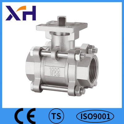 3PC Safety Ball Valve With Mounting Pad